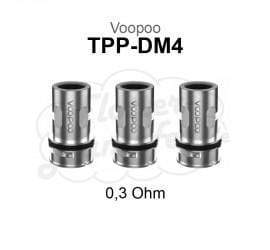 VooPoo TPP Replacement Coils - 3pck DM4-0.3 ohms Okotoks Vape SuperStore Okotoks Alberta