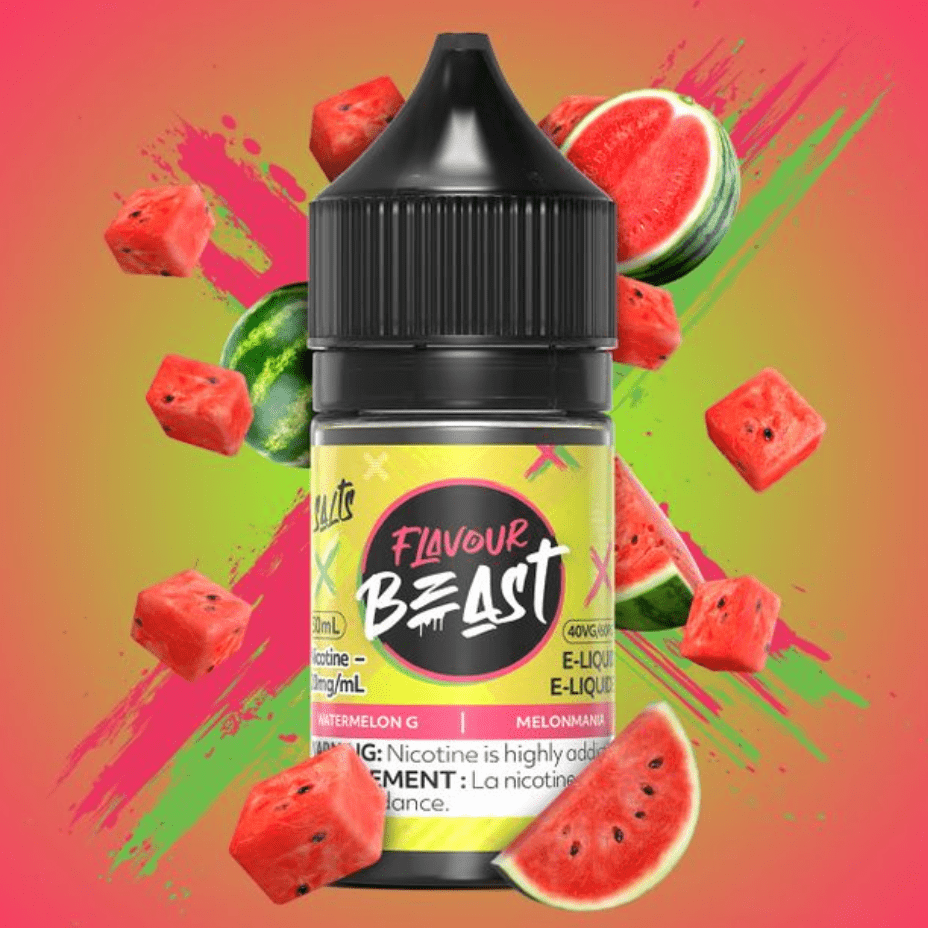 Watermelon G Salts by Flavour Beast E-Liquid 30ml / 20mg Okotoks Vape SuperStore Okotoks Alberta