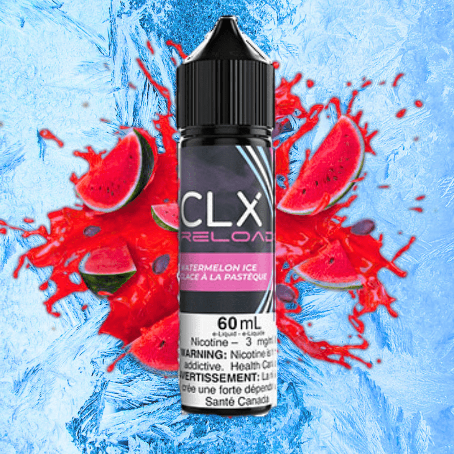 Watermelon Ice by CLX E-Liquid 60mL / 3mg Okotoks Vape SuperStore Okotoks Alberta