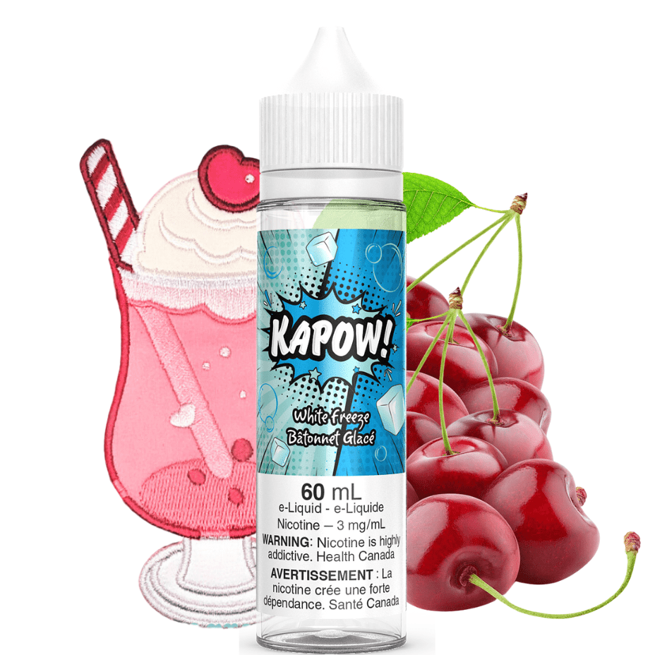 White Freeze by Kapow E-liquid 60ml / 3mg Okotoks Vape SuperStore Okotoks Alberta