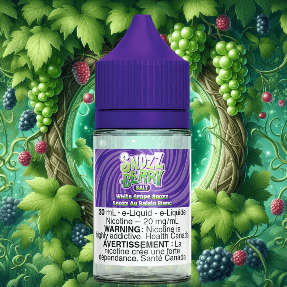 White Grape Snozz Salt By Snozzberry E-Liquid 30ml / 12mg Okotoks Vape SuperStore Okotoks Alberta