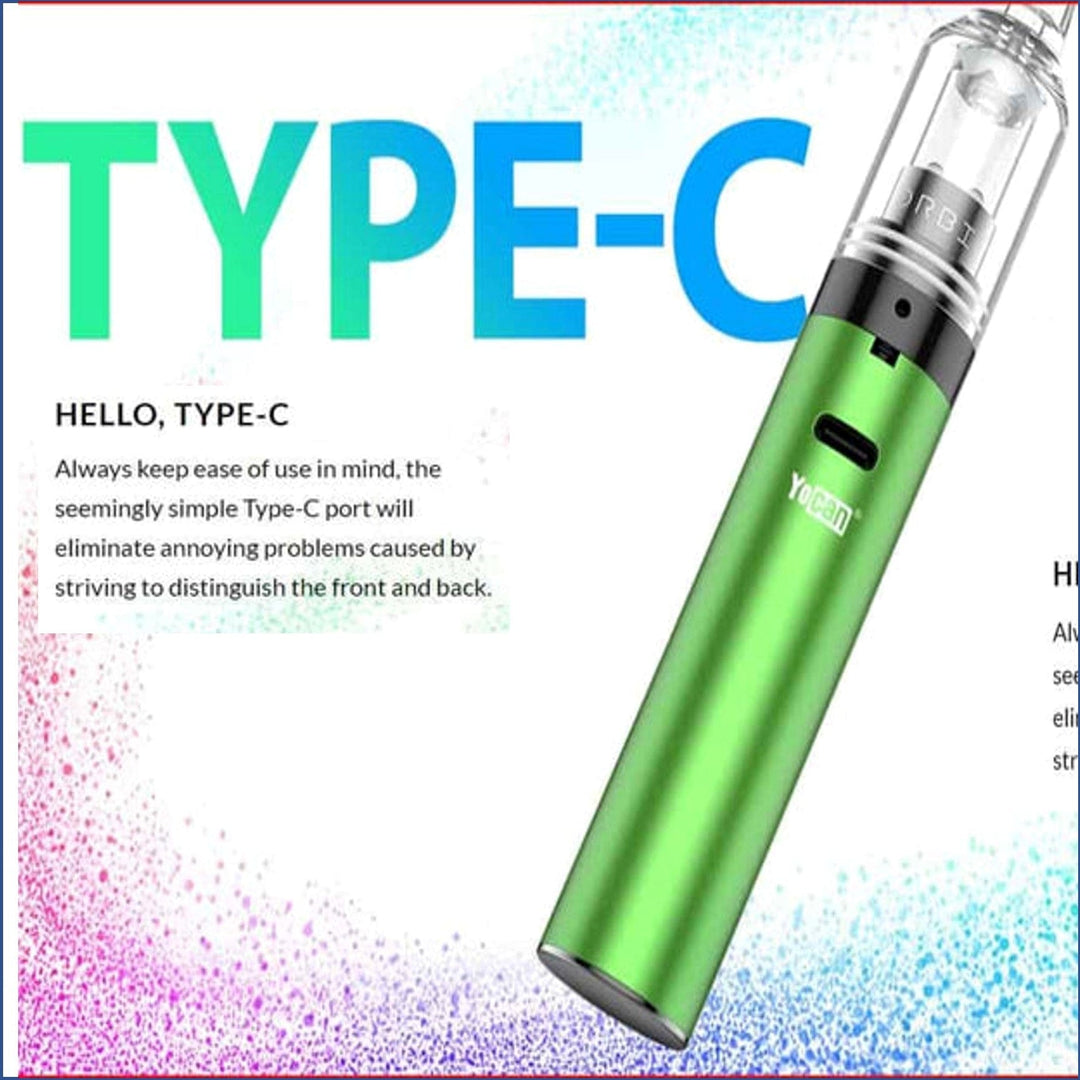 Yocan Orbit Portable Terp Bead Vaporizer Kit 1700 mAh / Green Okotoks Vape SuperStore Okotoks Alberta